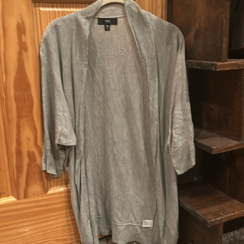 Light gray cardigan